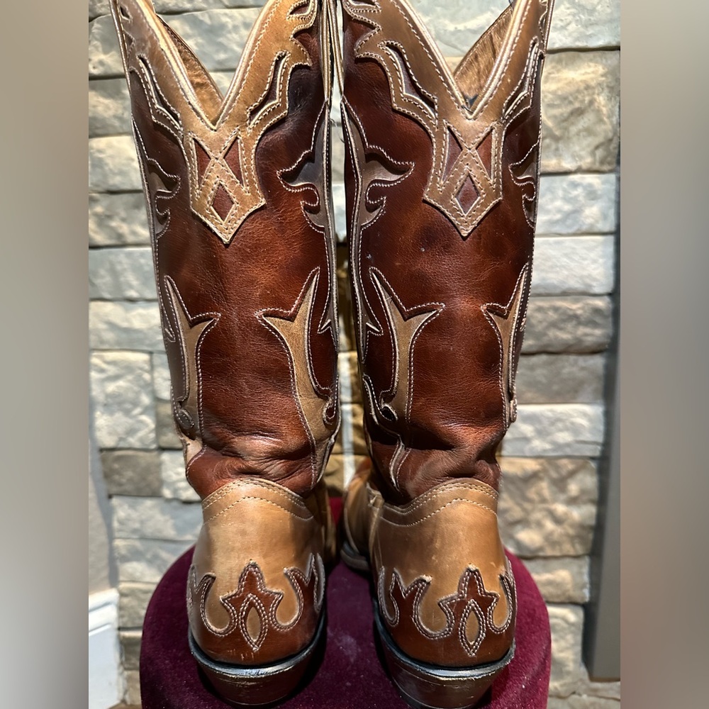 Boulet Cutout Cowgirl Boots - Picture 2 of 4
